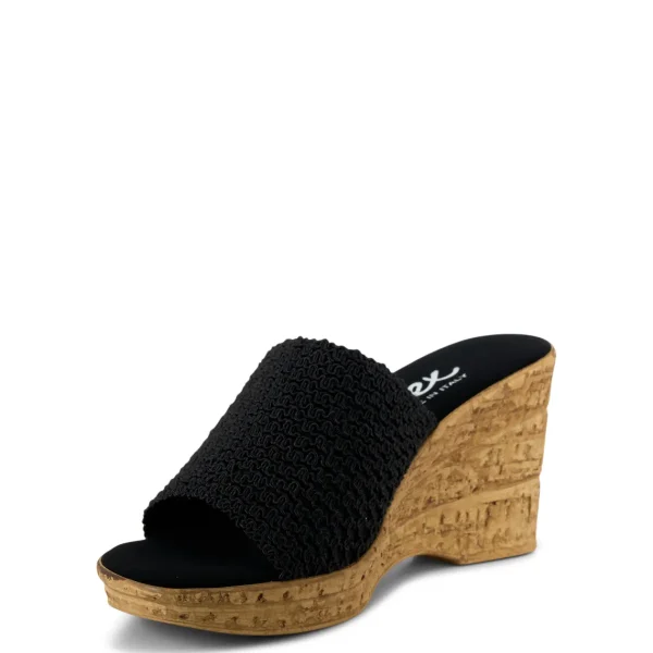 Onex Shoes Bianca-C / Black | Wedges