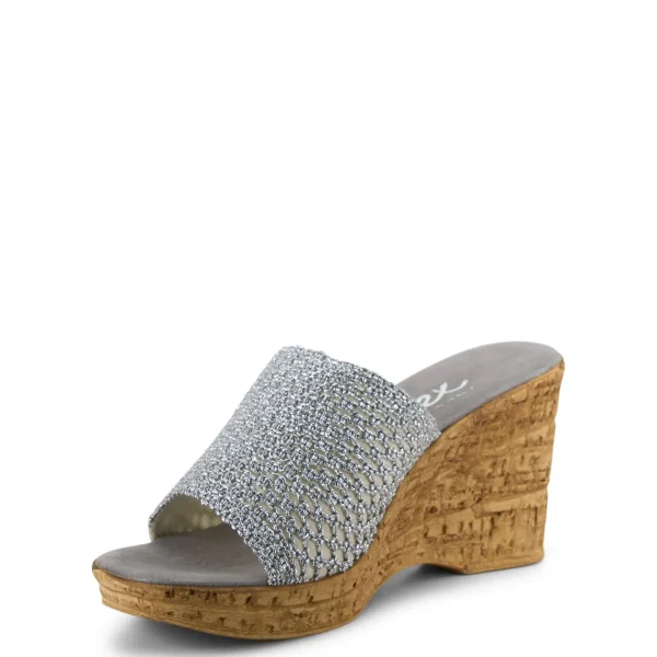 Onex Shoes Bianca-C / Silver | Wedges