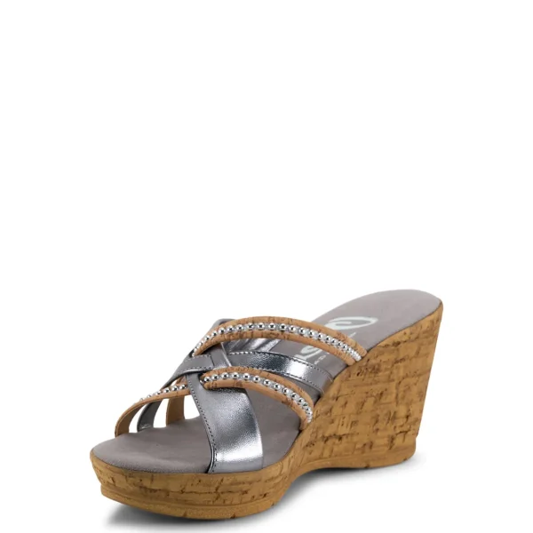 Onex Shoes Elaine / Pewter | Wedges