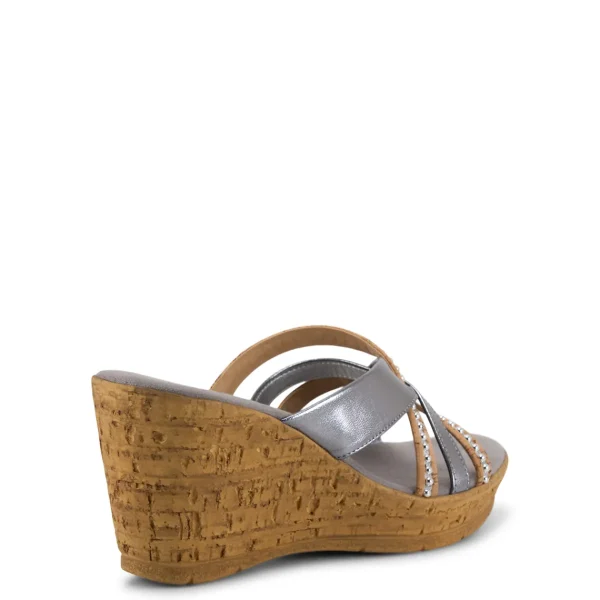 Onex Shoes Elaine / Pewter | Wedges