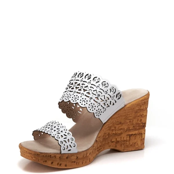 Onex Shoes Monette / White | Wedges