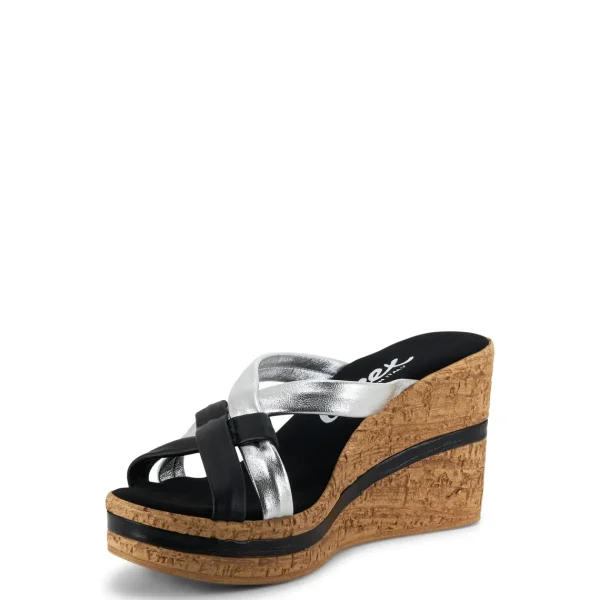 Onex Shoes Simona / Black Silver | Wedges