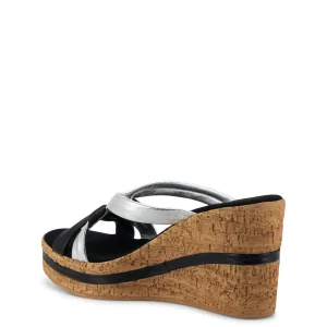 Onex Shoes Simona / Black Silver | Wedges